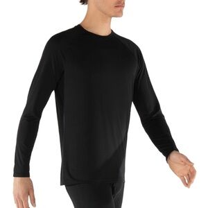 Size XL Saxx Black Viewfinder Baselayer Long Sleeve Crew Top